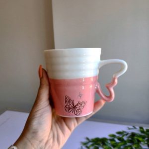 مج يد فراشة