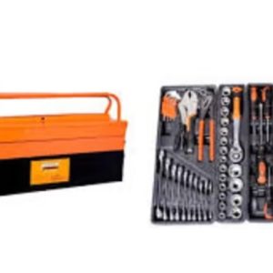 شنطة عدة صاج 5 درج متكاملة 85 قعة خدمة شاقة BISSO
