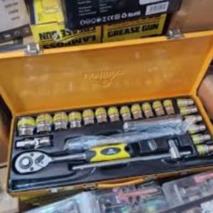 طقم لقم نص بوصه 24 قطعة شنطة صاج خدمة شاقة HARDMAX تايوانى